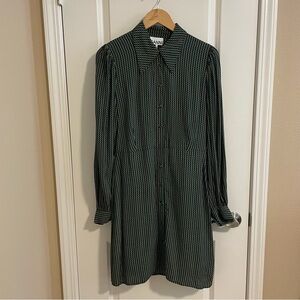 Ganni Green Mini Dress Size 10